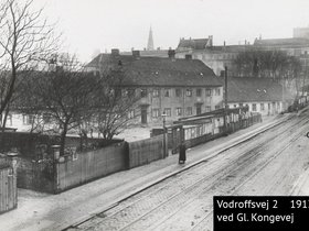 Vodroffsvej 2 søndre ende ved Gammel Kongevej oktober 1913.jpg
